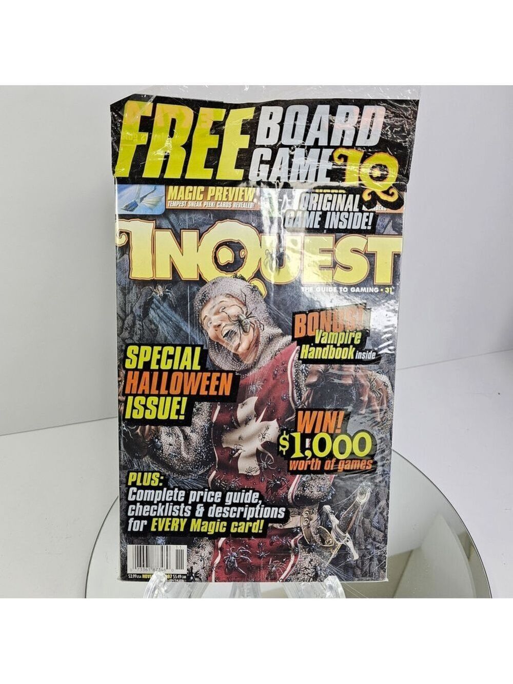 Inquest Magazine #31 November 1997 Sealed With Cards Accessories NEW